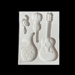 Castle Musical Silicone Mold Chocolate Fondant Cake Decor, Style:, Specification: Triangle, Triangle, Rectangle