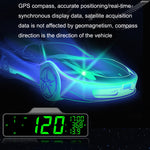 Car HUD Car Head-up Display Compass Multifunction GPS Speedometer, 9.0 Inch Screen