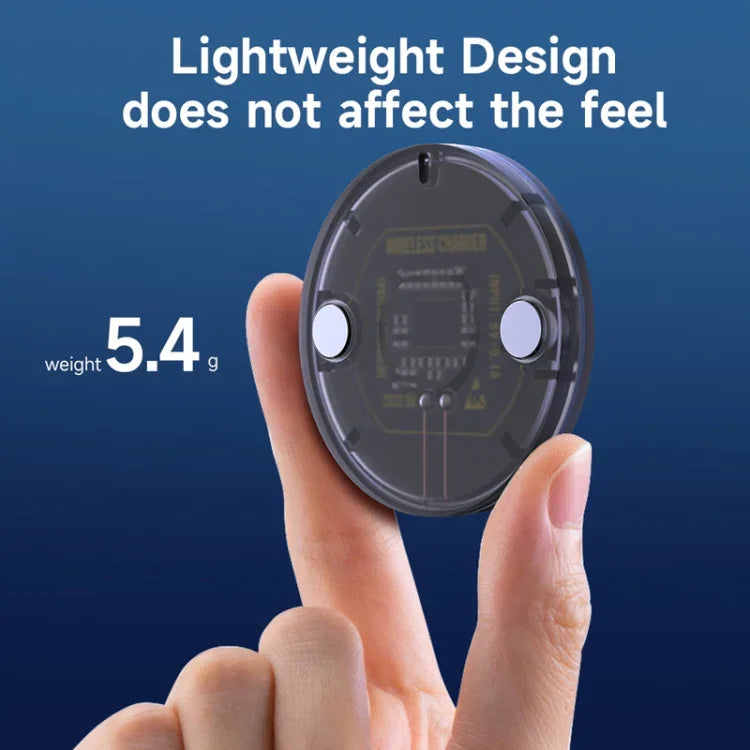 For Logitech G502 / G703 / G403 / G903 / GPW / GPW2 Mouse Wireless Charging Module, Transparent, Flash