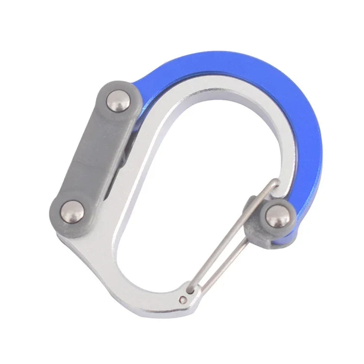 Aluminum Alloy D-type Outdoor Mountaineering Hook, S (Gold), S (Red), S (Black), S (Blue), M (Black), M (Red)