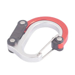 Aluminum Alloy D-type Outdoor Mountaineering Hook, S (Gold), S (Red), S (Black), S (Blue), M (Black), M (Red)
