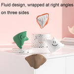 Baby Table Corner Anti-collision Silicone Protective Cover, Green, White, Apricot, Coffee, Orange