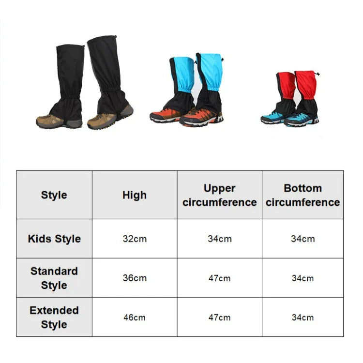 Outdoor Snow Desert Sand-proof Waterproof Foot Cover, Spec:, Standard (Red), Standard (Rose Red), Standard (Sky Blue), Standard (Royal Blue), Standard (Orange), Standard (Black), Standard (Green), Extended (Royal Blue), Extended (Orange), Extended (Red...