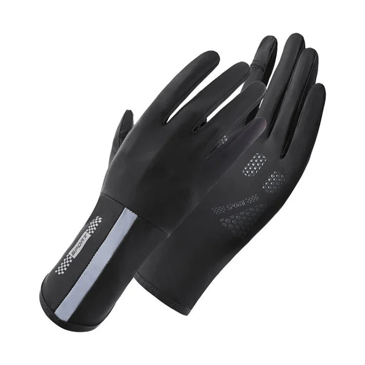 1 Pair XC-14 Riding Driving Sunscreen Anti-UV Fingerless Ice Silk Gloves, Style:, Honeycomb (Purple), Honeycomb (Pink), Honeycomb (Yellow), Honeycomb (Gray), Honeycomb (Black), Honeycomb (Dark Gray), Line (Purple), Line (Dark Gray), Line (Light Gray)  ...