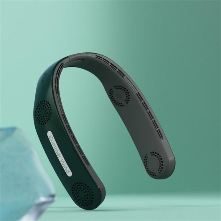 Lazy Hanging Neck Fan Bladeless Silent Sports Fan,Model:, T36 Black 3000 mAh, A306 Four -core 4000 mAh White, A306 Four -core 4000 mAh Green