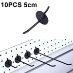 10 PCS Jewelry Accessories Display Orifice Plate Spray Hook, Length:, 5cm, 10cm, 15cm, 20cm