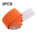3pcs Muscle Tape Physiotherapy Sports Tape Basketball Knee Bandage, Size:, 2.5cm x 5m, 3.8cm x 5m, 5cm x 5m