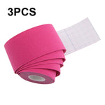3pcs Muscle Tape Physiotherapy Sports Tape Basketball Knee Bandage, Size:, 2.5cm x 5m, 3.8cm x 5m, 5cm x 5m