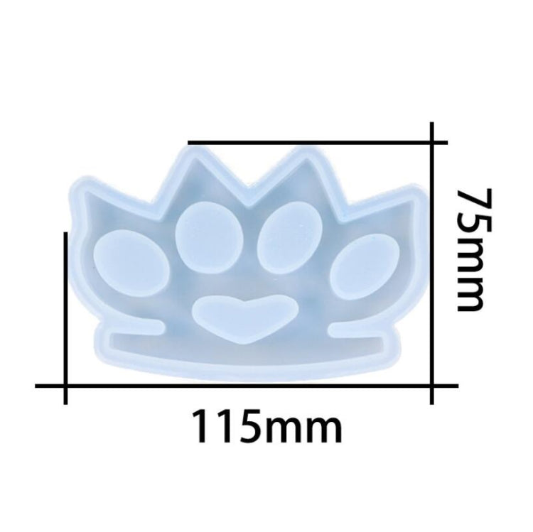 D650 DIY Drop Mold Defense Finger Tiger Silicone Mold, 2 PCS D650 01, 2 PCS D650 02