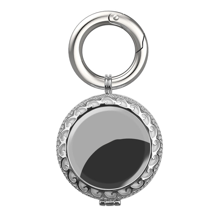 Anti-Lost Plating Keychain Locator Tracker Protective Cover For AirTag 2nd Gen / AirTag 1st Gen, Black Gold, White Gold, Rose Gold, Gold