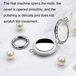 Anti-Lost Plating Keychain Locator Tracker Protective Cover For AirTag 2nd Gen / AirTag 1st Gen, Black Gold, White Gold, Rose Gold, Gold