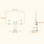 R03 Reading Bookshelf Desktop Non-rotatable Multi-function Liftable Tablet Bracket, R04