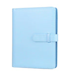 CAIUL 3 Inch PU Leather Photo Album Photo Collection Commemorative Book, Cherry Pink, Clove Purple, Qingkong Blue