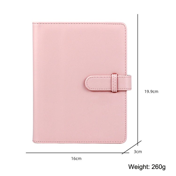 CAIUL 3 Inch PU Leather Photo Album Photo Collection Commemorative Book, Cherry Pink, Clove Purple, Qingkong Blue