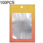 100PCS Aluminum Foil Ziplock Bag Jewelry Data Cable Sealed Packaging Bag, Size:, 7.5x10cm (Pink Gradually Purple), 7.5x10cm (Blue Gradually Pink), 7.5x10cm (Blue Gradient), 7.5x10cm (Yellow Gradient), 8.5x13cm (Pink Gradually Purple)                   ...