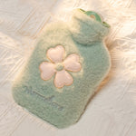 Cartoon Plush Portable Water Jection Mini Hot Water Bag, 500ML Pink, 500ML Blue, 1000ML Blue, 1000ML Green, 1000ML Mint Green, 1000ML Insert Yellow, 1000ML Insert Green