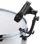 2 PCS  Adjustable Clip On Drum Rim Shock Mount Microphone Mic Clamp Holder, M00661