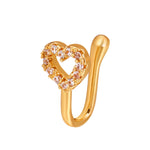 U-shaped Nose Clip Copper Inlaid With Zircon Nose Decoration, Color: G-189 Silver, G-364 Gold, G-365 Silver, G-247 Gold, G-248 Silver, G-251 Gold, G-252 Silver, G-253 Gold, G-254 Silver, G-235 Gold, G-236 Silver, G-231 Gold, G-232 Silver, G-249 Gold   ...
