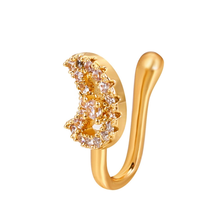 U-shaped Nose Clip Copper Inlaid With Zircon Nose Decoration, Color: G-189 Silver, G-364 Gold, G-365 Silver, G-247 Gold, G-248 Silver, G-251 Gold, G-252 Silver, G-253 Gold, G-254 Silver, G-235 Gold, G-236 Silver, G-231 Gold, G-232 Silver, G-249 Gold   ...