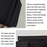SF001 Oxford Cloth Sofa Armrest Hang Bag Household Storage Bag, Oxford Cloth Black, Oxford Cloth Coffee, Oxford Cloth Beige