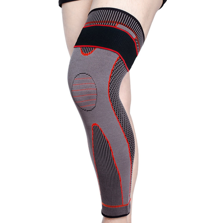 Nylon Knitted Riding Sports Extended Knee Pads, S, M, L