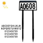 Solar LED Light Control Waterproof Plug Door Light, Style:, 5 Letters + 3 Sets Numbers, 26 Letters + 3 Sets Numbers