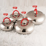 One-piece Cover 304 Stainless Steel Soup Pouch Hand Warmer Hot Water Bottle, 13cm, 15cm, 18cm
