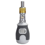 2050E 8 in 1 Portable Multifunctional S2 Batch Head Two-way Ratchet Screwdriver Set, 8 In 1 Orange, 8 In 1 Gray