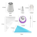 Stainless Steel Laminating Nozzle Set Cake DIY Laminating Nozzle Set Baking Tools, 7PCS/Set, 8PCS/Set, 9PCS/Set, 10PCS/Set, 11PCS/Set, 12PCS/Set, 14PCS/Set, 128PCS/Set