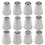 Stainless Steel Laminating Nozzle Set Cake DIY Laminating Nozzle Set Baking Tools, 7PCS/Set, 8PCS/Set, 9PCS/Set, 10PCS/Set, 11PCS/Set, 12PCS/Set, 14PCS/Set, 128PCS/Set
