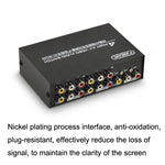 FJGEAR FJ-401AV Lotus Head Interface 4-way AV Audio and Video Switcher, FJ-401AV