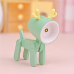 TL-23 LED Mini Foldable Cartoon Desk Lamp Home Pet Shape Decoration Table Lamp, Spec:, Dog (Blue), Dog (Green), Dog (Pink), Dog (Beige), Dog (Orange）, Dog (Yellow), Deer (Blue), Deer (Green), Deer (Pink), Deer (Beige), Deer (Orange), Deer (Yellow)     ...