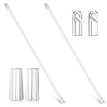 Blinds Acrylic Transparent Rod Move Light Rod With Hook Handle, Size: 24 Inch, 12 Inch Acrylic Transparent Rod, 17 Inch Acrylic Transparent Rod, 24 Inch Acrylic Transparent Rod