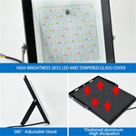 Colorful RGB Changing LED Flood Light With Remote Control, 30W, 100W