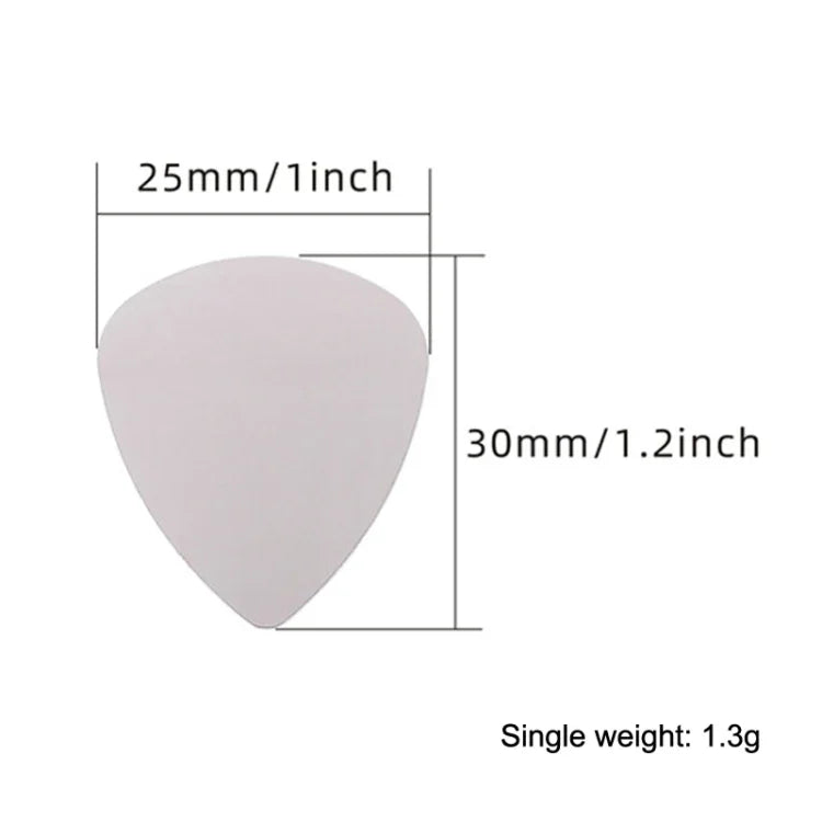 10PCS Thumb Fingers Metal Stainless Steel Bayse Guitar Paddles, Steel Bayse Guitar Paddles
