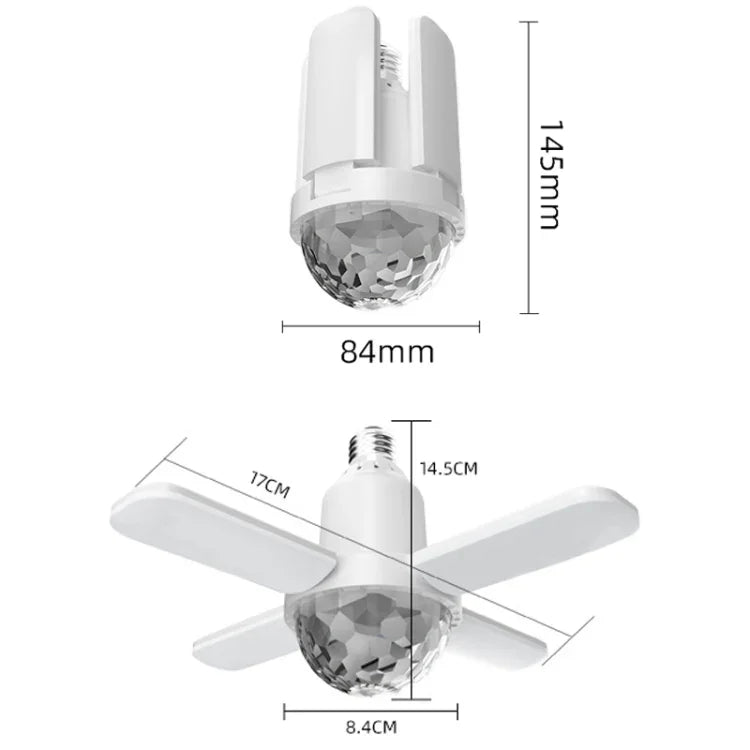 LY-002 24W Mini Bluetooth RGB Light Effect Foldable Music Light, Magic Light, Starry Light