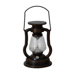 200802 Retro Solar Kerosene Lamp Shape Handheld Lamp Home Decor Flame Lamp, Bronze, Gold, Silver, Rusty, Red