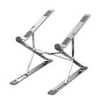 N8 Double-layer Foldable Lifting Aluminum Alloy Laptop Heat Dissipation Stand, N8 (Oxidized Silver), N8 (Silver), N8 (Gray)