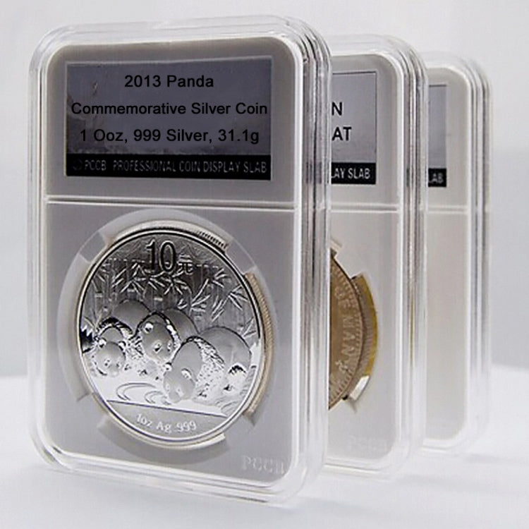 Commemorative Coin Identification Rating Box Coin Collection Box, Color: White (40mm), White (25mm), White (27mm), White (30mm), White (38.5mm), White (40mm)