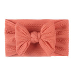 Soft Jacquard Nylon Children Headwear Baby Bow Headband