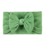 Soft Jacquard Nylon Children Headwear Baby Bow Headband