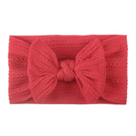 Soft Jacquard Nylon Children Headwear Baby Bow Headband