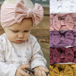 Soft Jacquard Nylon Children Headwear Baby Bow Headband