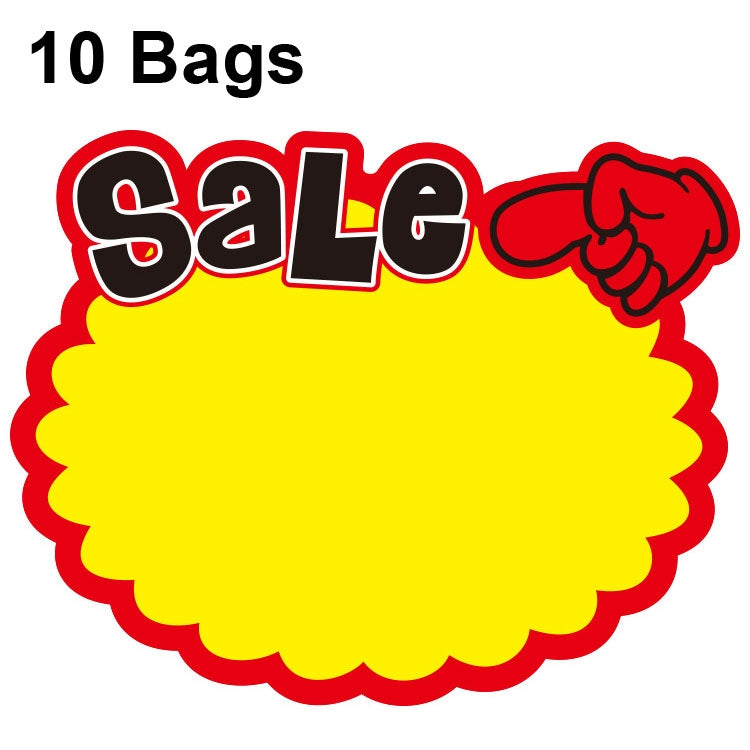 10 bags 21x15cm Explosion Sticker Product Price Tag Supermarket Price Label, WM201, WM202, WM203, WM205, WM206, WM207, WM208, WM209, WM210, WM211, WM212, WM213