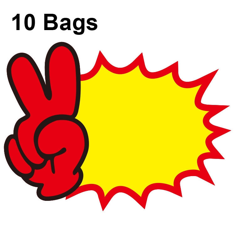 10 bags 18x14cm Explosion Sticker Product Price Tag Supermarket Price Label, WM-101, WM-102, WM-103, WM-105, WM-106, WM-107, WM-108, WM-109, WM-10, WM-111, WM-12, WM-113, XD-028, XD-022, XD-009, XD-047, XD-051, XD-069