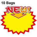 10 bags 9x7cm Explosion Sticker Product Price Tag Supermarket Price Label, WM-301, WM-302, WM-303, WM-305, WM-306, WM-307, WM-308, WM-309, WM-310, WM-311, WM-312, WM-313, WM-314