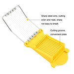 JA-958 Lunch Meat Ham Slicer Household Fruit Cutter Banana Sliced Kitchen Egg Cutter, JA-958 Ham Slicer (Yellow), JA-958 Ham Slicer (White)