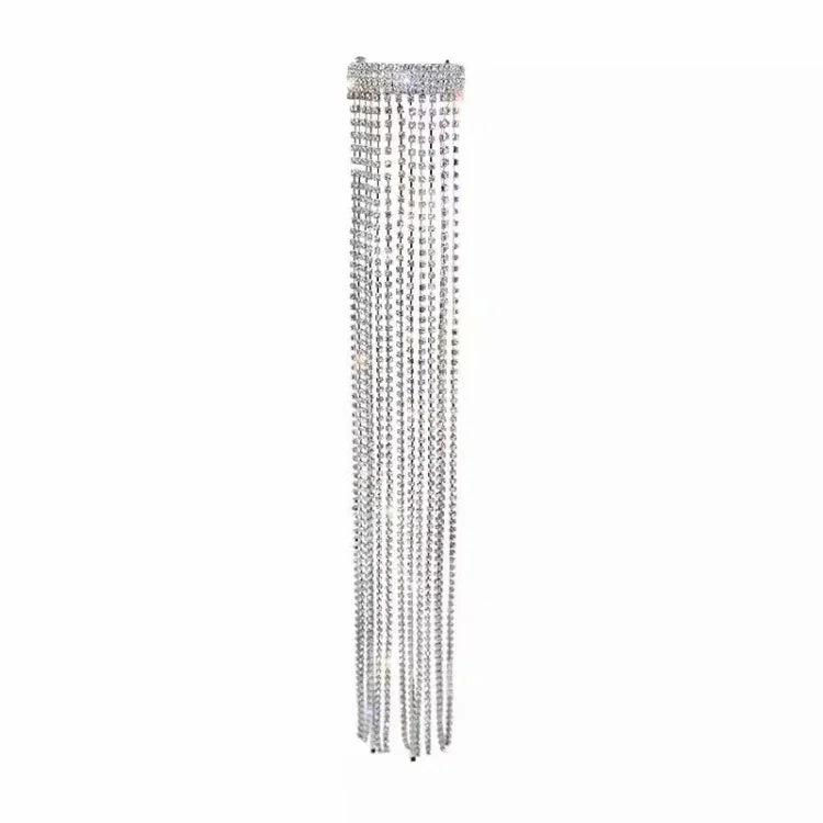 Fringe Flash Diamond Chain Hair Accessories Female Braided Hair Band, Chain Hair Band