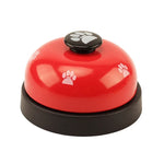 Pet Toy Training Called Dinner Small Bell Footprint Ring Dog Toys, 3pcs Pet Bell Yellow, 3pcs Pet Bell Red, 3pcs Pet Bell Pink, 3pcs Pet Bell White, 3pcs Pet Bell Royal Blue