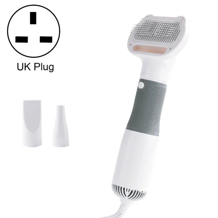 3 in 1 600W Pet Electric High Wind Hair Removal Blowing Combs, Specification:, US Plug 110V, EU Plug 220V, UK Plug 220-240V
